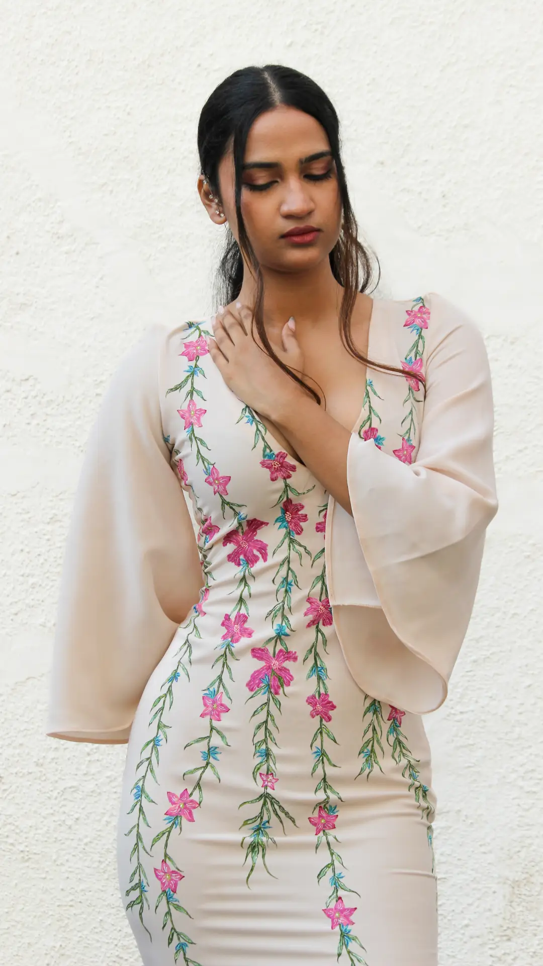 Handpainted gown (3)